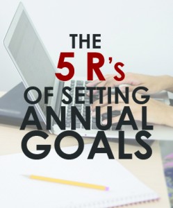 The 5 R's of Setting Annual Goals