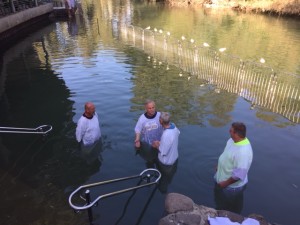Get baptized in the Jordan River