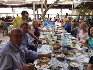 Lunch at the Green Valley Restaurant in Jericho