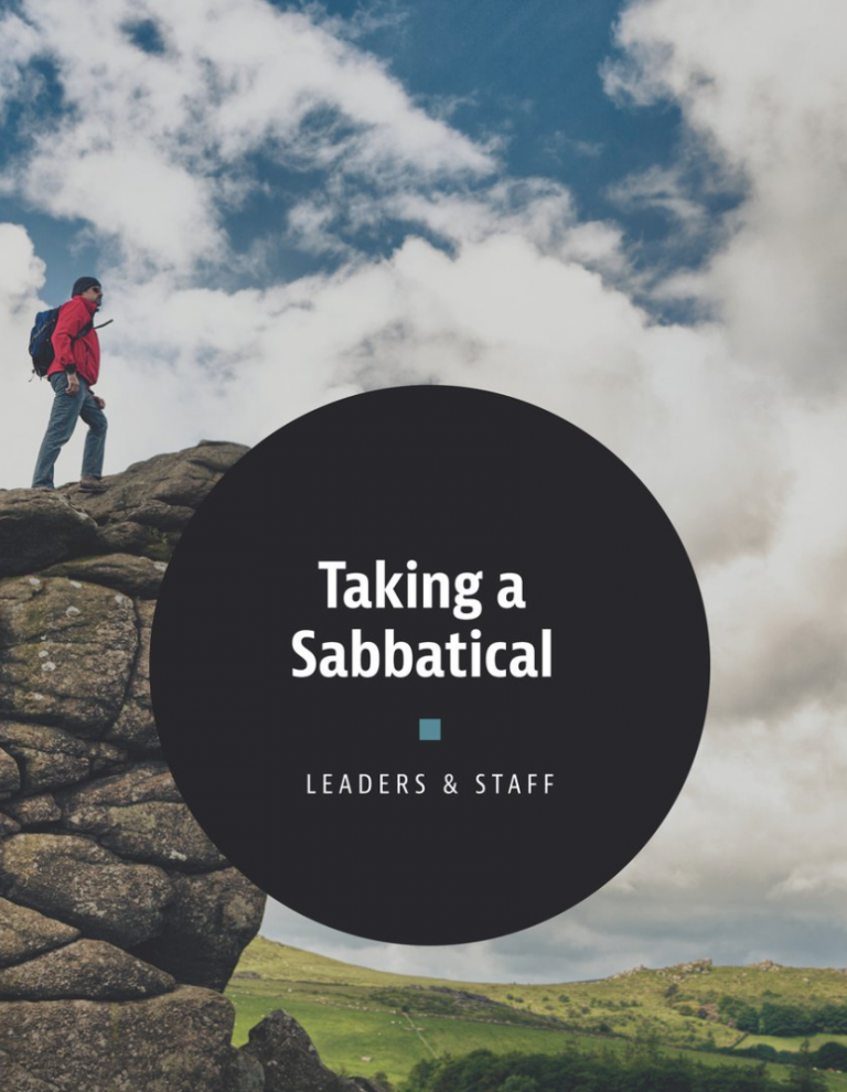 How to Plan the Perfect Pastor's Sabbatical