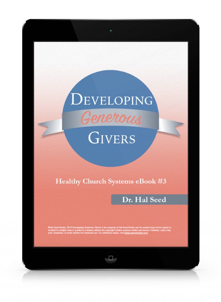 Developing Generous Givers Ebook PastorMentor